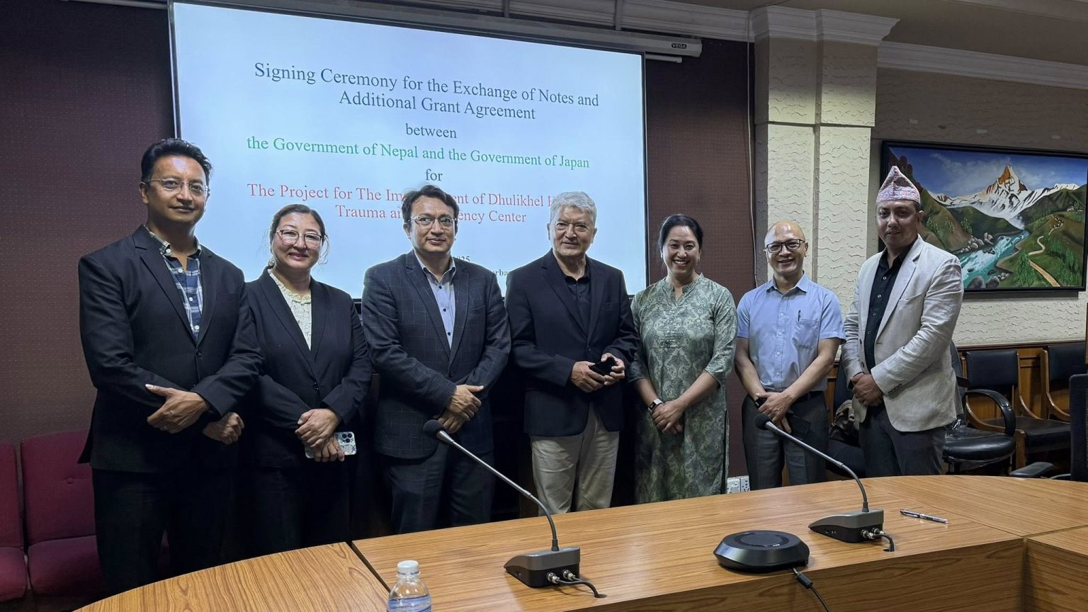 Agreement Signing Ceremony By The Government Of Japan For Dhulikhel ...